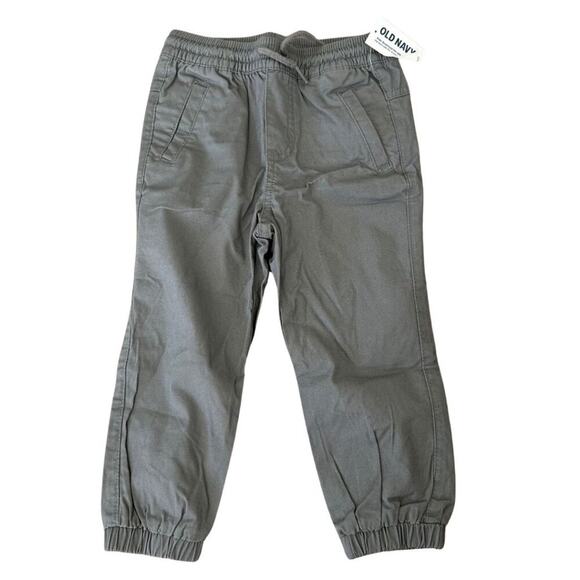 NWT Old Navy Jogger Boy Pant with Drawstring Dark Gray 2T - Picture 1 of 8